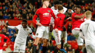 El Leeds United quiere llevarse a una joven promesa del Manchester United "Foto: LAFC"