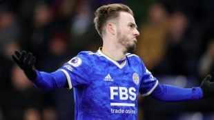 El Leicester no quiere 'regalar' a James Maddison. Foto: @LCFC