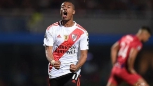Nicolás de la Cruz podría salir de River en el próximo mercado de fichajes. Foto: Getty