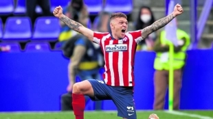 Kieran Trippier deja huérfana la banda derecha del Metropolitano. Foto: Getty