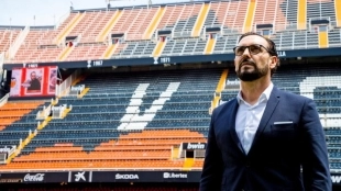 José Bordalás ha caído de pie en Mestalla. Foto: Getty