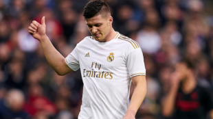 Luka Jovic sigue teniendo mucho olfato goleador, pero necesita minutos "Foto: Nación Deportes"