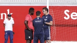 La mala forma física de Gnagnon lo deja fuera del Sevilla. Foto: Diario de Sevilla