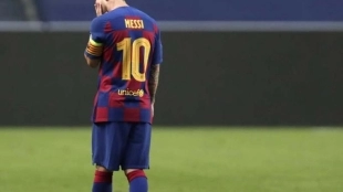 ¿Es este el declive de Leo Messi? Foto: Getty