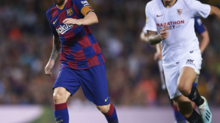 Lucas Ocampos y su conexión con Leo Messi, muy a tener en cuenta en Can Barça "Foto: Zimbio"