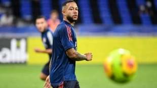 El Milan intensifica contactos con Memphis Depay. Foto: Barca Blaugranes
