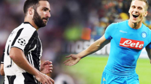 Milik podría tener la llave de la llegada de Higuaín a River "Foto: Versuvio Live"