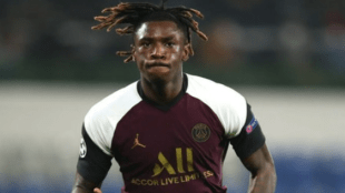 El PSG valora el posible regreso de Moise Kean "Foto: PSG.fr"