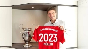 Thomas Muller renueva con el Bayern Munich hasta 2023