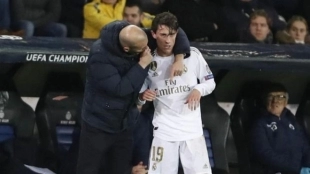 Guiño de Odriozola al Sevilla.