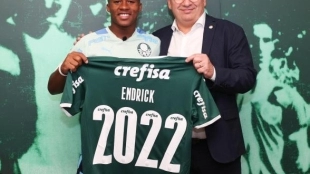 Endrick se aleja de LaLiga. Foto: @Palmeiras