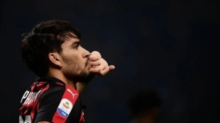 Lucas Paquetá, con pie y medio fuera del AC Milan.