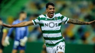 Pedro Porro la está rompiendo en el Sporting de Portugal. Foto: Getty