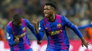 Ansu Fati regresa por la puerta grande tras su partido ante la Real Sociedad. Foto: Cadena SER