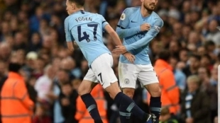 Phil Foden, el recambio de David Silva está en casa "Foto: Manchester Evening News"