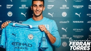 Primeros problemas de Ferran Torres en el Manchester City / Mancity.com