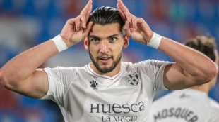 Rafa Mir, goles salvadores para el Huesca a la espera de un grande