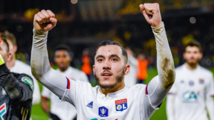"La temporada clave para la carrera de Rayan Cherki. Foto: Getty Images"
