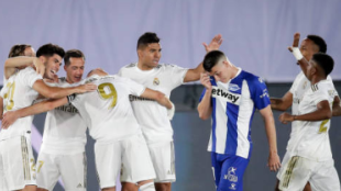 "El Real Madrid podría ser matemáticamente campeón el lunes. Foto: Getty Images"
