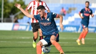 Carlos Fernández cerca de la Real Sociedad. Foto: Estadio Deportivo
