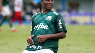 El carioca se debate entre Barça y Madrid. Foto: @Palmeiras