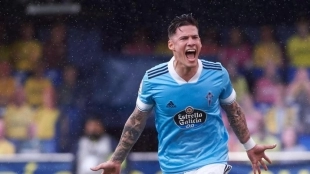 Santi Mina, actual jugador del Celta de Vigo: Europa Press.