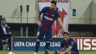 Sergi Roberto deja al Barça bajo mínimos.