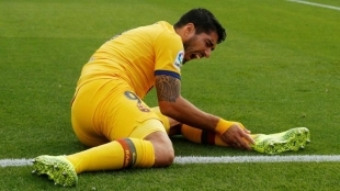 Luis Suárez estará cuatro meses de baja