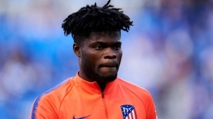 Thomas Partey, cada vez más lejos del Atlético.