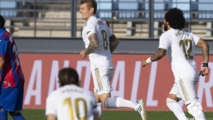 Toni Kroos, el dueño del primer pase contra el Eibar | FOTO: REAL MADRID