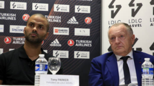 "Tony Parker podría ser el próximo presidente del Lyon. Foto: Getty Images"
