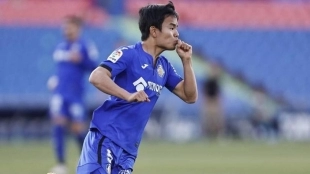 El Real Madrid estudia los tres destinos para Take Kubo. Foto: Marca