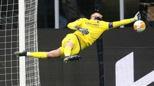 Los tres destinos que baraja Donnarumma. Foto: Europa League