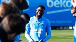 Umtiti se ríe del FC Barcelona. Foto: Mundo Deportivo