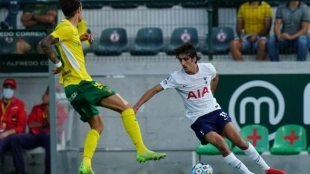 Bryan Gil saldrá del Tottenham este invierno. Foto: Getty