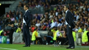 Valverde y Allegri, dos de los entrenadores libres.