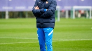 El técnico de Terrasa lo tiene muy claro: le quiere fuera. Foto: @FCBarcelona