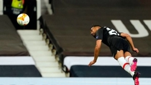Yangel Herrera en la recámara del Atlético de Madrid. Foto: AS