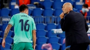 James y Zidane, situación sin retorno.