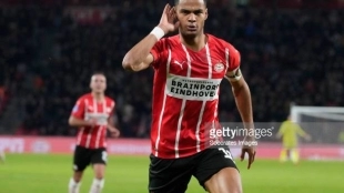 Cody Gakpo, jugador del PSV Eindhoven y objetivo del Real Madrid. Foto: Getty