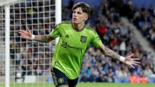 Alejandro Garnacho, jugador del Manchester United. Foto: Sporting News