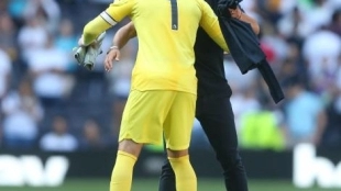 La relación entre Antonio Conte y Hugo Lloris está deteriorada. Foto: Football London