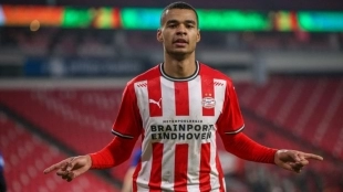 Cody Gakpo espera la llamada del Manchester United