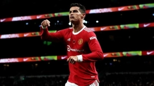 Cristiano Ronaldo, jugador del Manchester United. Foto: DAZN
