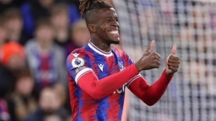 Wilfried Zaha, el tapado del FC Barcelona para el próximo verano