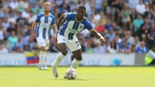 Moisés Caicedo, deseado por media Premier League. Foto: @OfficialBHAFC