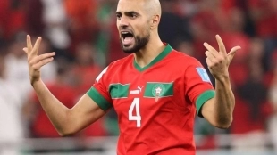 Amrabat podría llegar pronto al FC Barcelona. Foto: MARCA