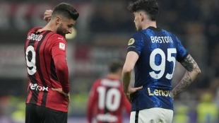Giroud y Bastoni, dos renovaciones importantes en Milán - Foto: The San Diego Union