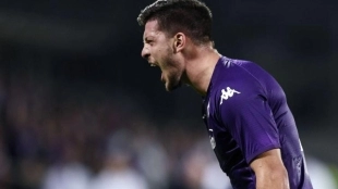 La Fiorentina pone en venta a Luka Jovic