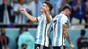 Argentina tiene un nuevo talento: Julián Álvarez. Foto: @Argentina